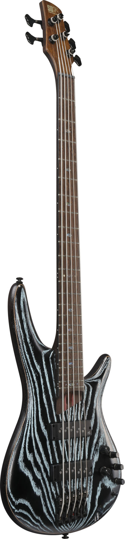 IBANEZ Premium SR Electric Bass 5-String - Aqua Wave Low Gloss + Gig Bag