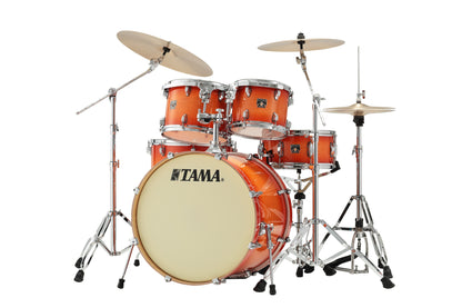 TAMA Superstar Classic Drum Set 5 pcs - Tangerine Lacquer Burst/Chrome HW + SM5W Hardware Kit