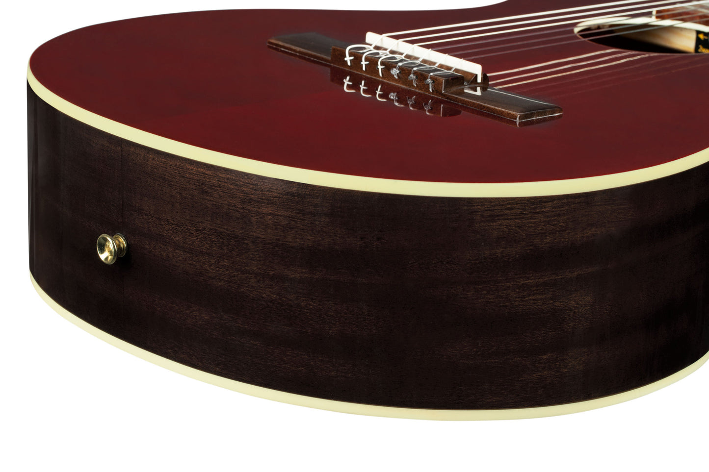 ORTEGA Ranger Series 4/4 Konzertgitarre 6-String - Dunkelrot + Gigbag