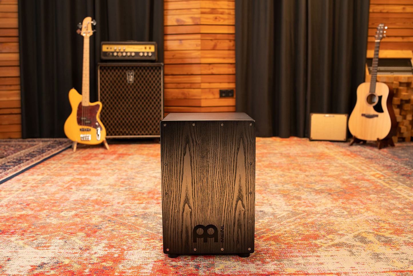 MEINL Percussion Headliner® Series Snare Cajon - Charcoal Black Fade