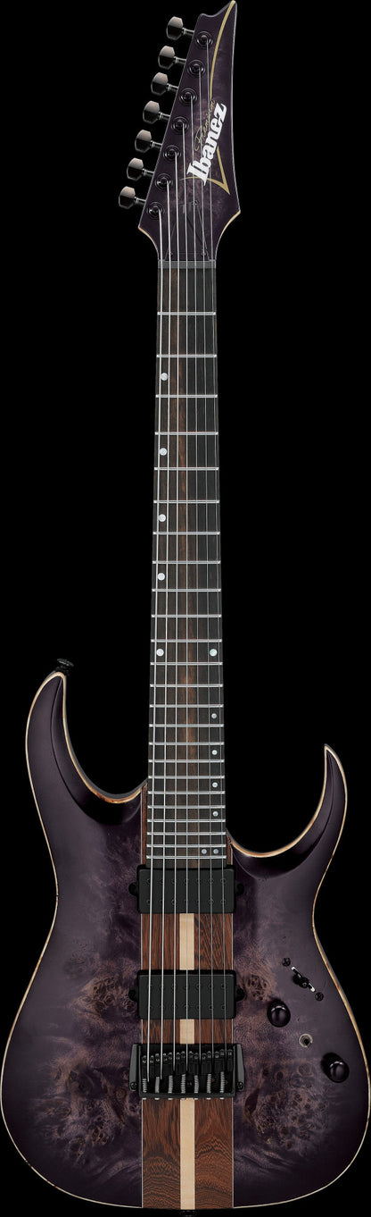 IBANEZ Premium RGA E-Gitarre 7-String - Deep Twilight Burst Low Gloss + Gigbag