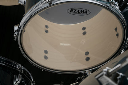 TAMA Superstar Classic Drum Set 7 teilig - Gloss Sapphire Lacebark Pine/Chrom HW + SM5W Hardware Kit
