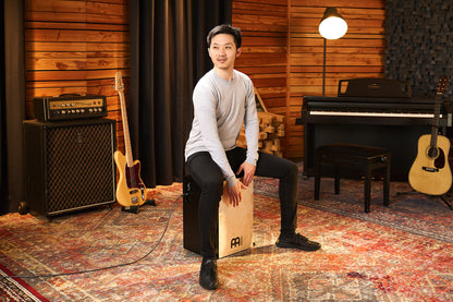 MEINL Percussion Bass Series Pickup Vertical Subwoofer Cajon - Baltic Birch