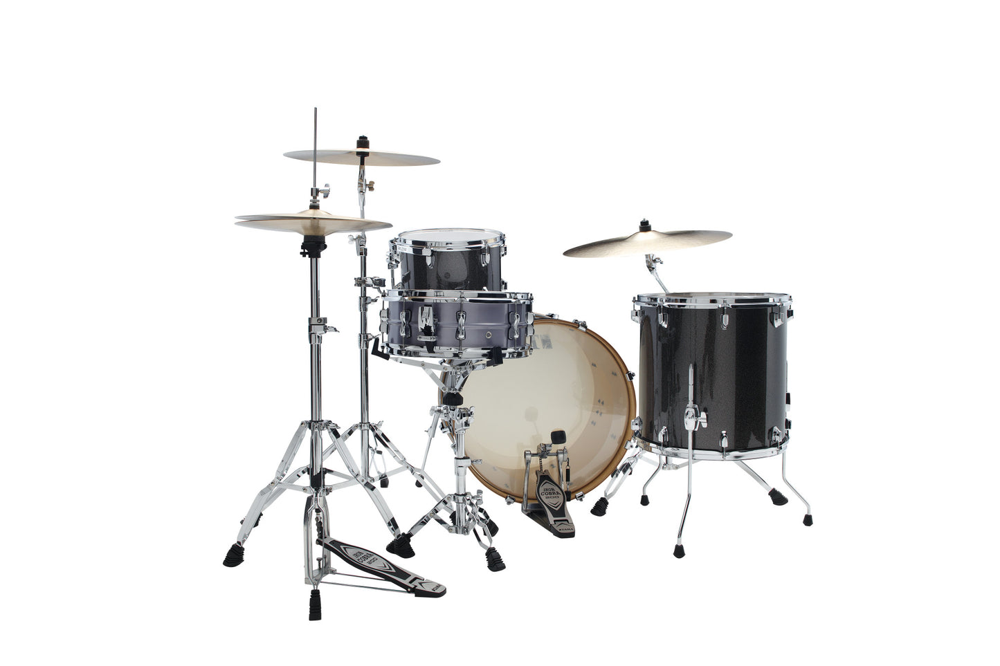 TAMA Superstar Classic Drum Set 3 teilig - Midnight Gold Sparkle/Chrom HW + SM5W Hardware Kit