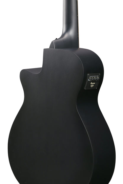 IBANEZ AEG Acoustic Guitar 7-String - Black Out