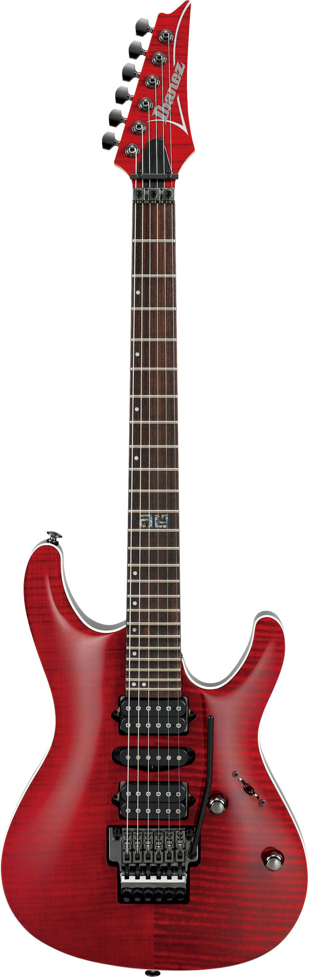 IBANEZ Kiko Loureiro Signature Electric Guitar 6-String - Transparent Ruby Red + Case