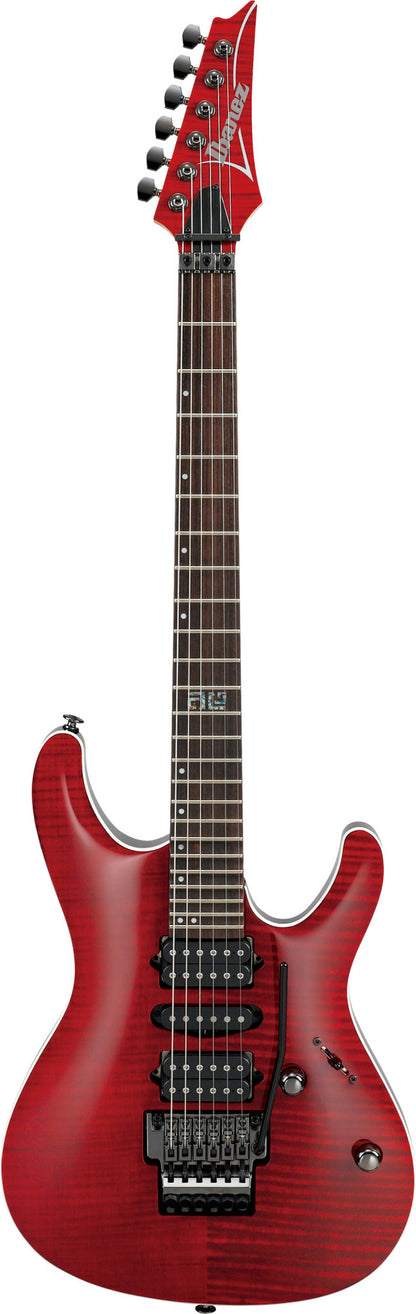 IBANEZ Kiko Loureiro Signature Electric Guitar 6-String - Transparent Ruby Red + Case