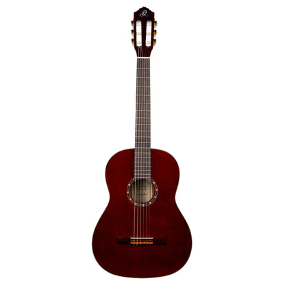 ORTEGA Family Series Pro 4/4 Slim Neck Konzertgitarre 6 String - Weinrot + Bag