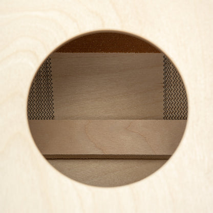 MEINL Percussion Jam Series Snare Cajon 50 - Burl Wood