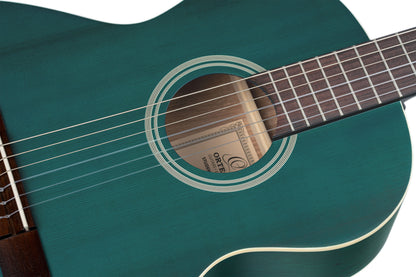 ORTEGA Student Series 3/4 Classic Guitar 6-String - Ocean Blue