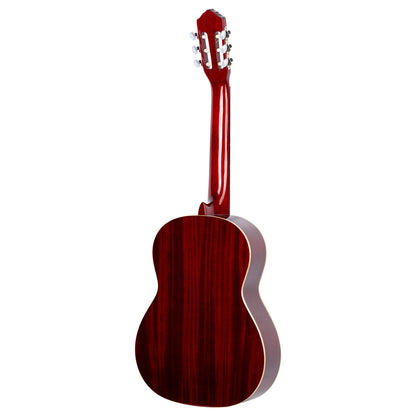 ORTEGA Family Series 4/4 Classical Guitar 6 String Lefty - Wine Red + Gigbag