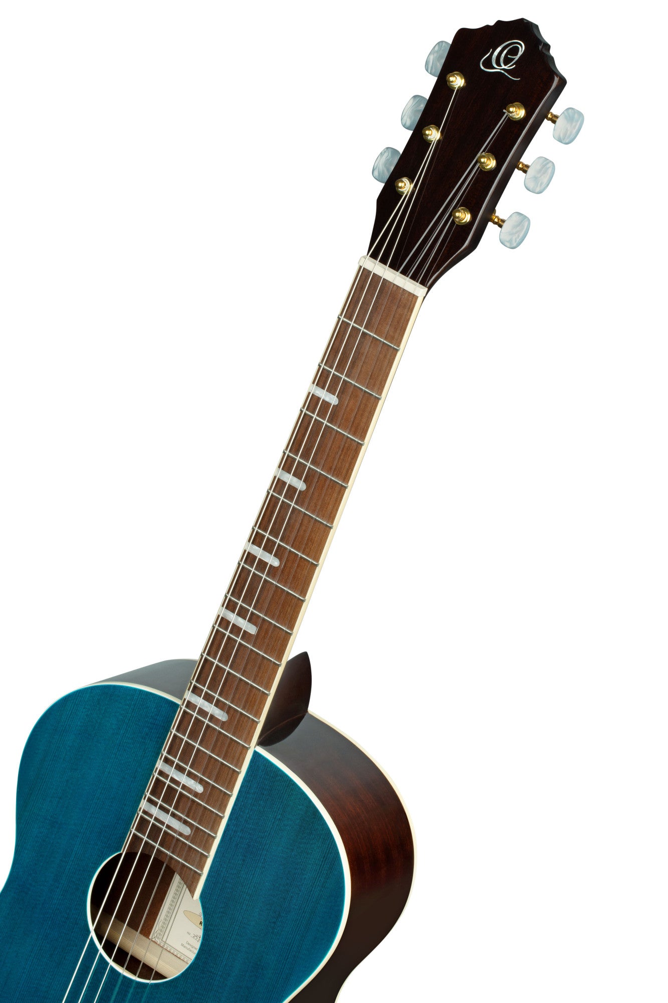 ORTEGA Ranger Series 4/4 Konzertgitarre 6-String - Ozeanblau + Gigbag
