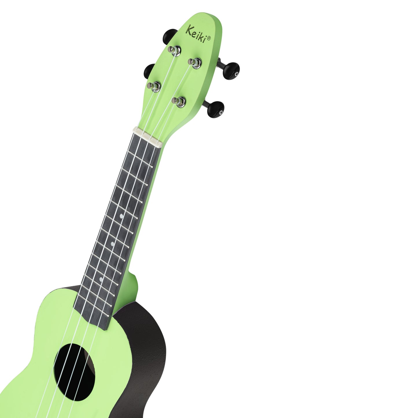 KEIKI K2 Serie Sopran Ukulele Set - Agathis / ABS Tomatillo