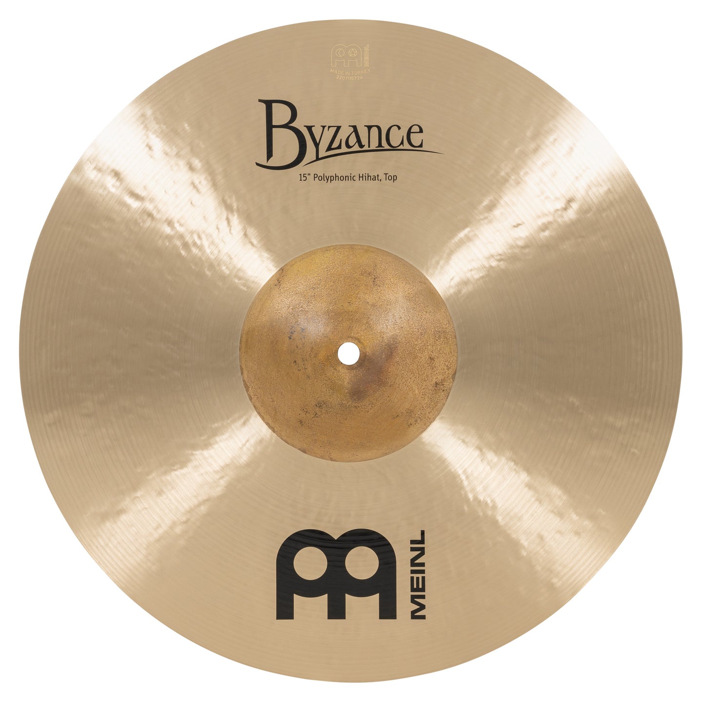 MEINL Cymbals Byzance Traditional Polyphonic HiHat - 15"