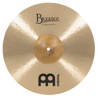 MEINL Cymbals Byzance Traditional Polyphonic HiHat - 15"