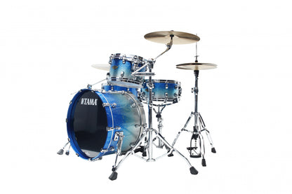 TAMA Starclassic Walnut/Birch Lacquer Shell Kit 3 teilig - Molten Blue Ice Fade/Chrom HW