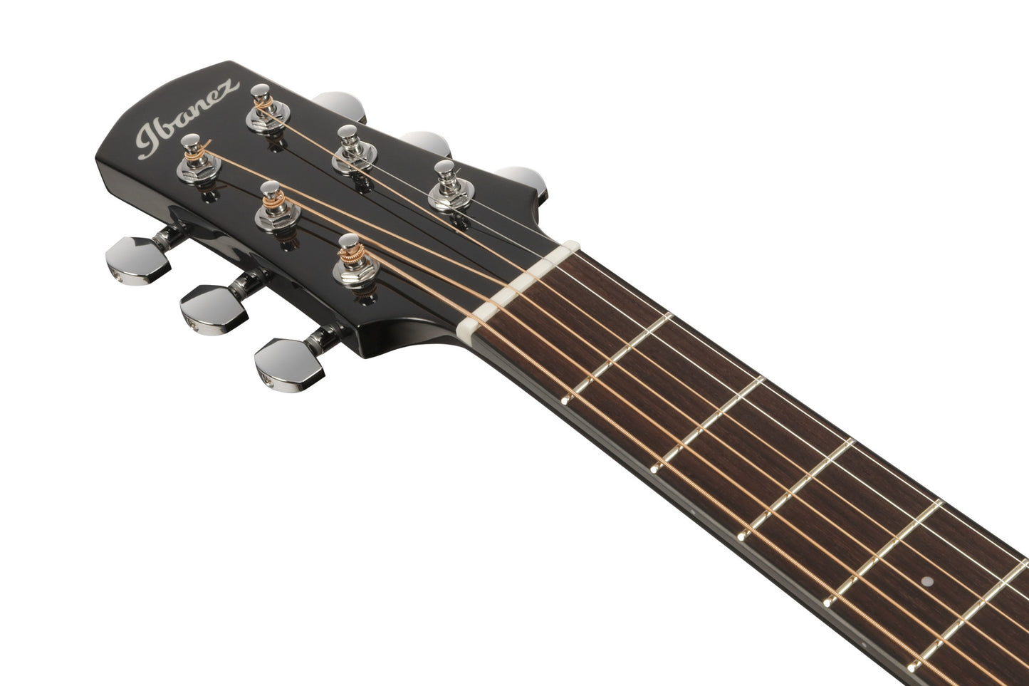 IBANEZ Advanced Acoustic AAM Acoustic Guitar 6-String - Black High Gloss