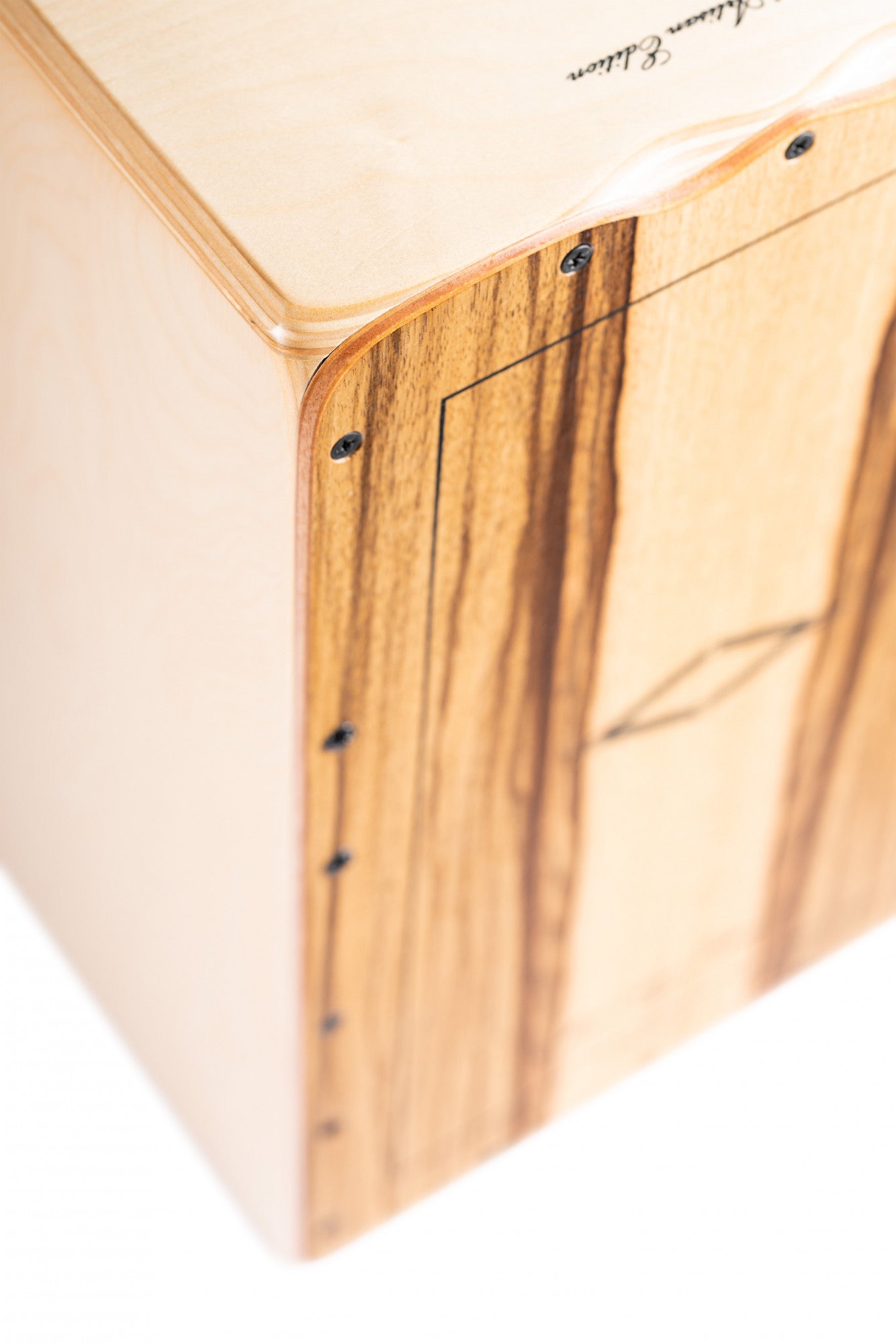 MEINL Percussion Artisan Edition Series String Cajon Tango Line - Limba