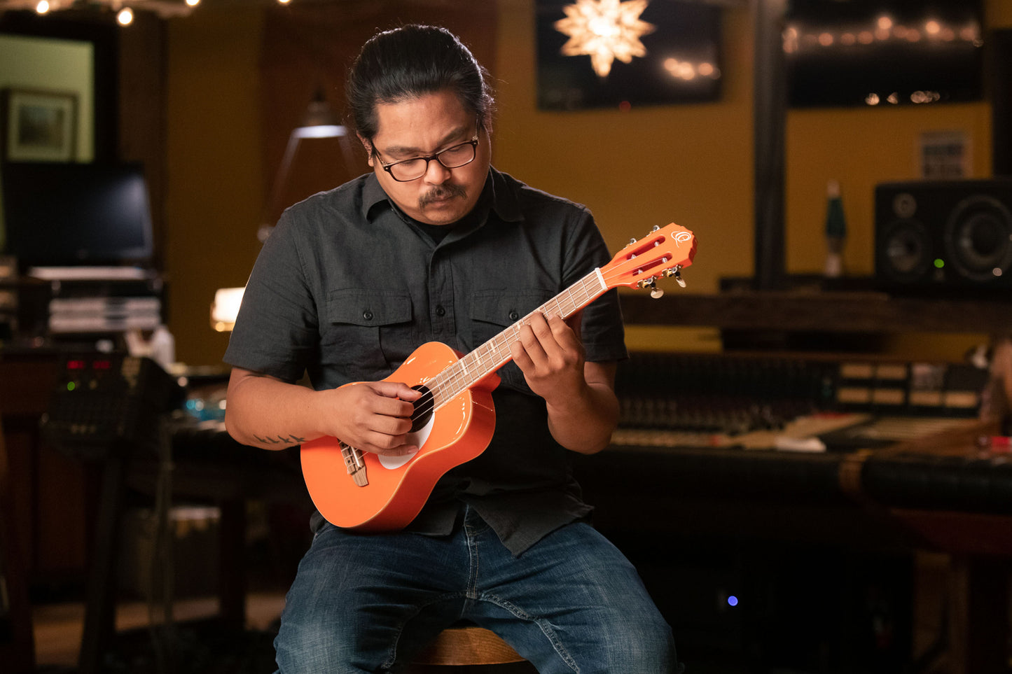 ORTEGA Gaucho Series Ukulele 4 String - Ortega Orange + Bag