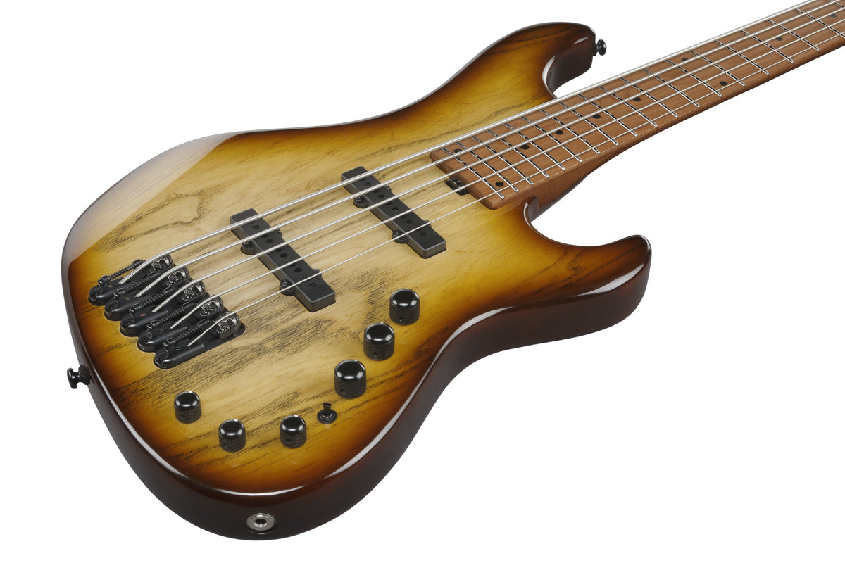 IBANEZ MODE E-Bass 5-String - Natural Stained Amber Burst + Gigbag