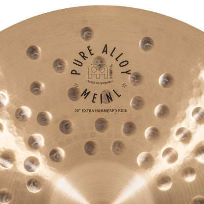 MEINL Cymbals Pure Alloy Extra Hammered Ride - 20"