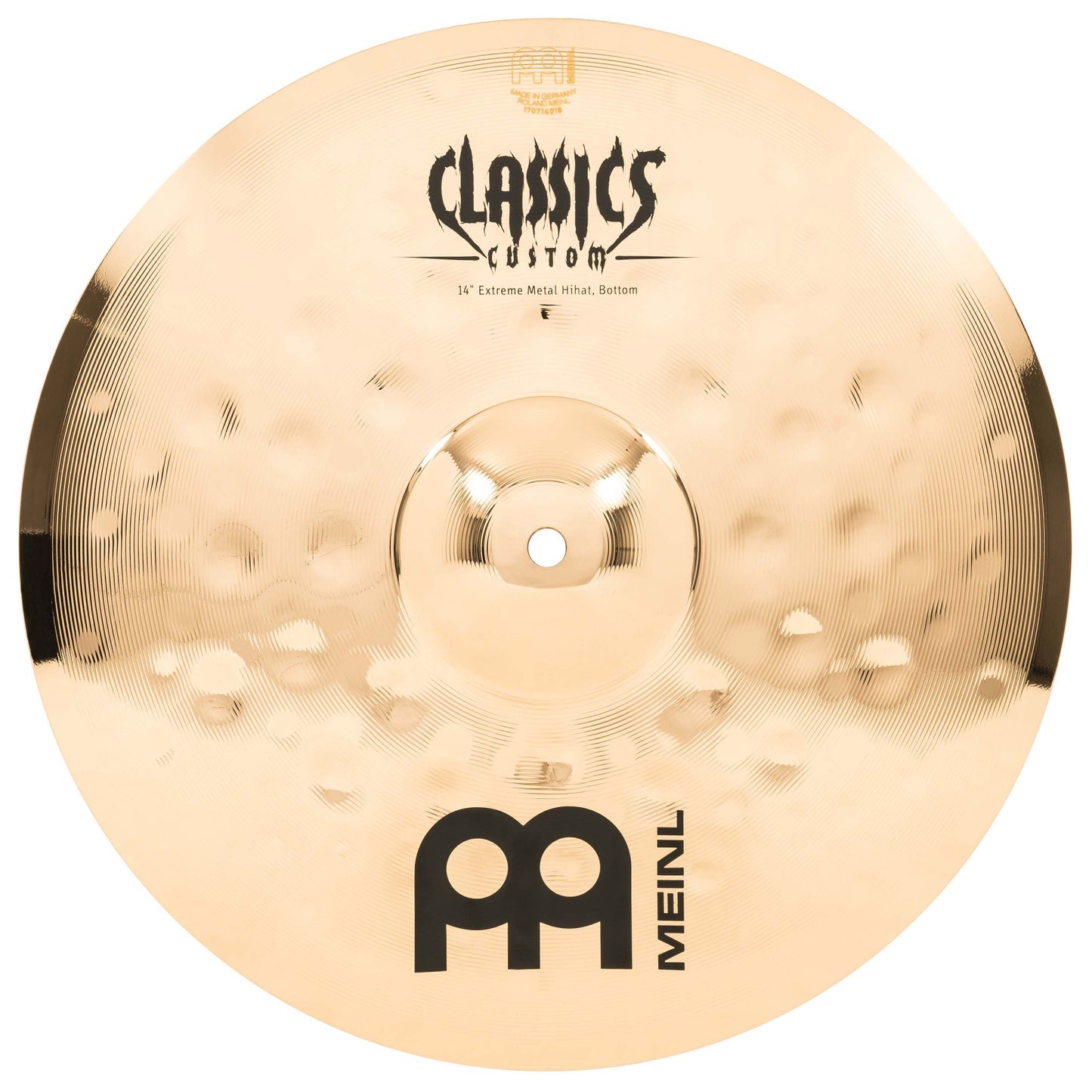 MEINL Cymbals Classics Custom Extreme Metal Cymbal Set - 14" Hihat, 18" Crash, 20" Ride