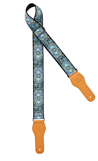 ORTEGA Creative Series Baumwollgitarrengurt - Classic Blue