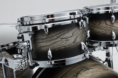TAMA STAR Walnut Rack Tom 12" x 10" - Satin Black Japanese Sen Burst/Chrom HW