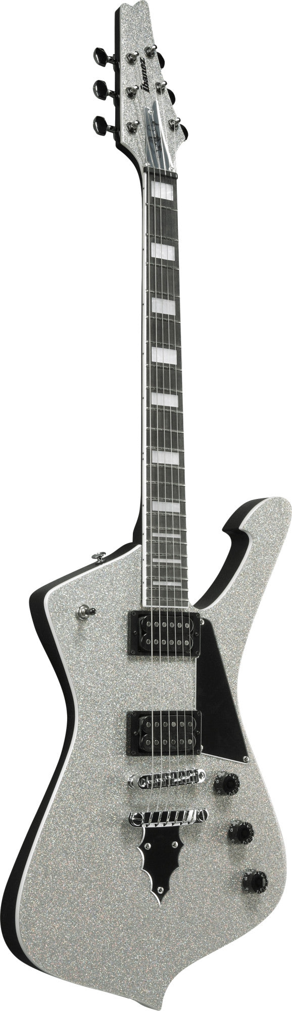 IBANEZ Paul Stanley "KISS" Signature Electric Guitar 6-String - Silver Sparkle + Gig Bag