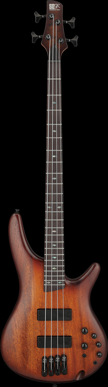 IBANEZ SR Electric Bass 4-String - Mahogany Brown Burst Low Gloss