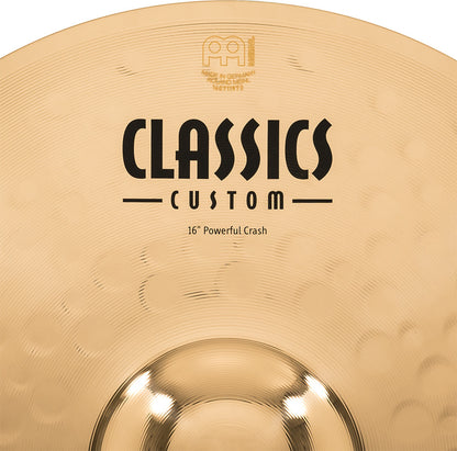 MEINL Cymbals Classics Custom Brilliant Powerful Crash - 16"