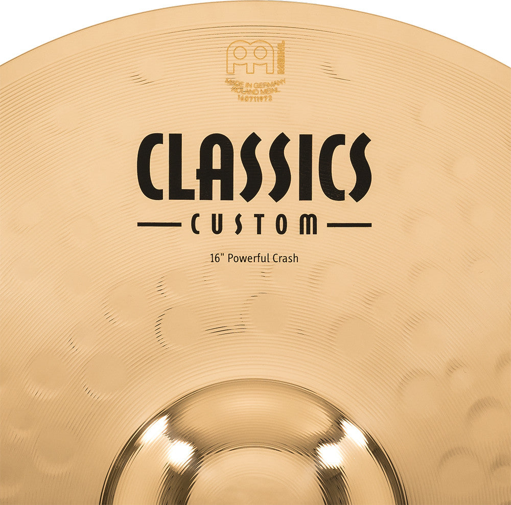 MEINL Cymbals Classics Custom Brilliant Powerful Crash - 16"