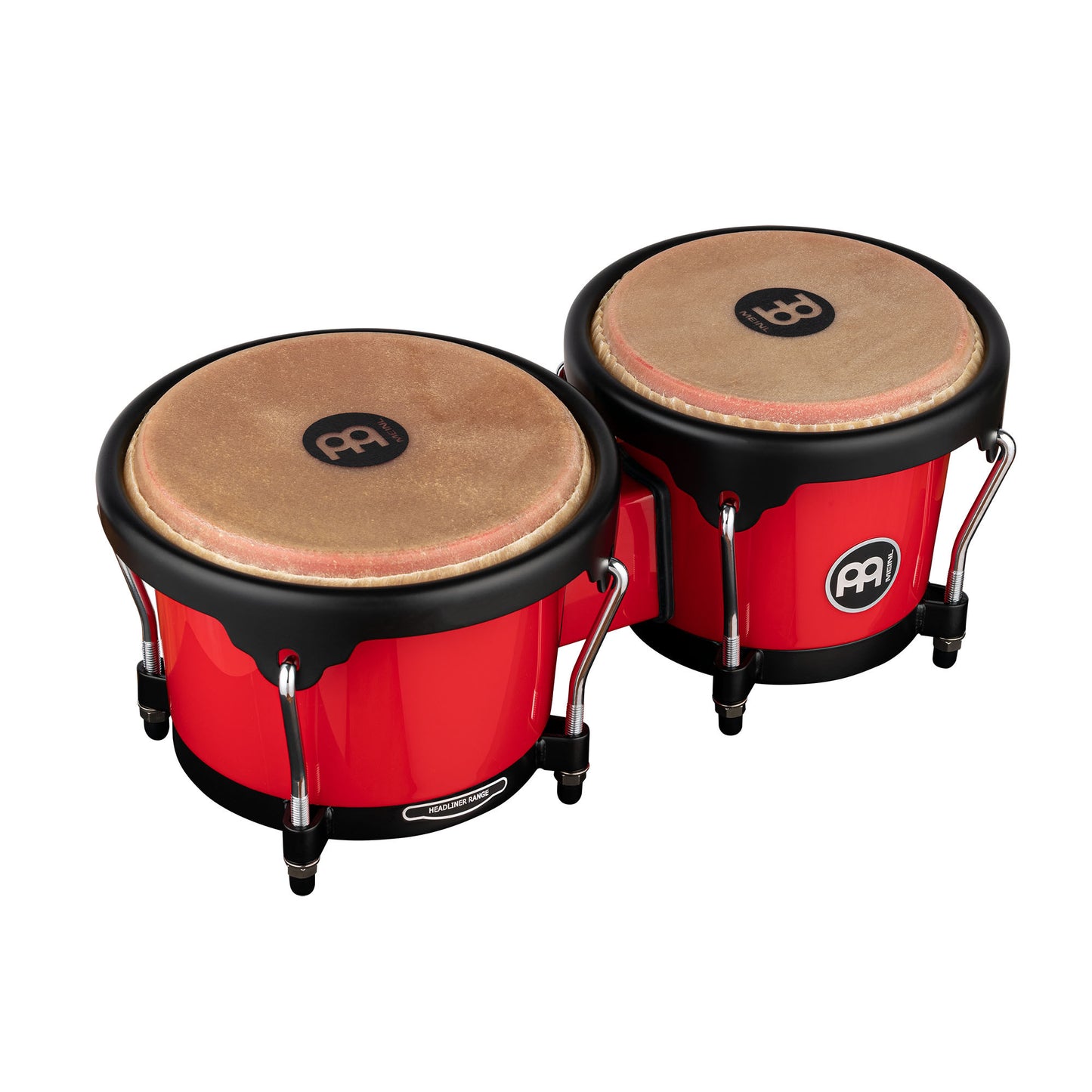 MEINL Percussion Journey Series Bongo 6 1/2" Macho & 7 1/2" Hembra - Red