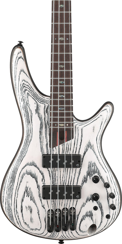 IBANEZ Premium SR E-Bass 4-String - Icebreaker Wave Flat + Gigbag