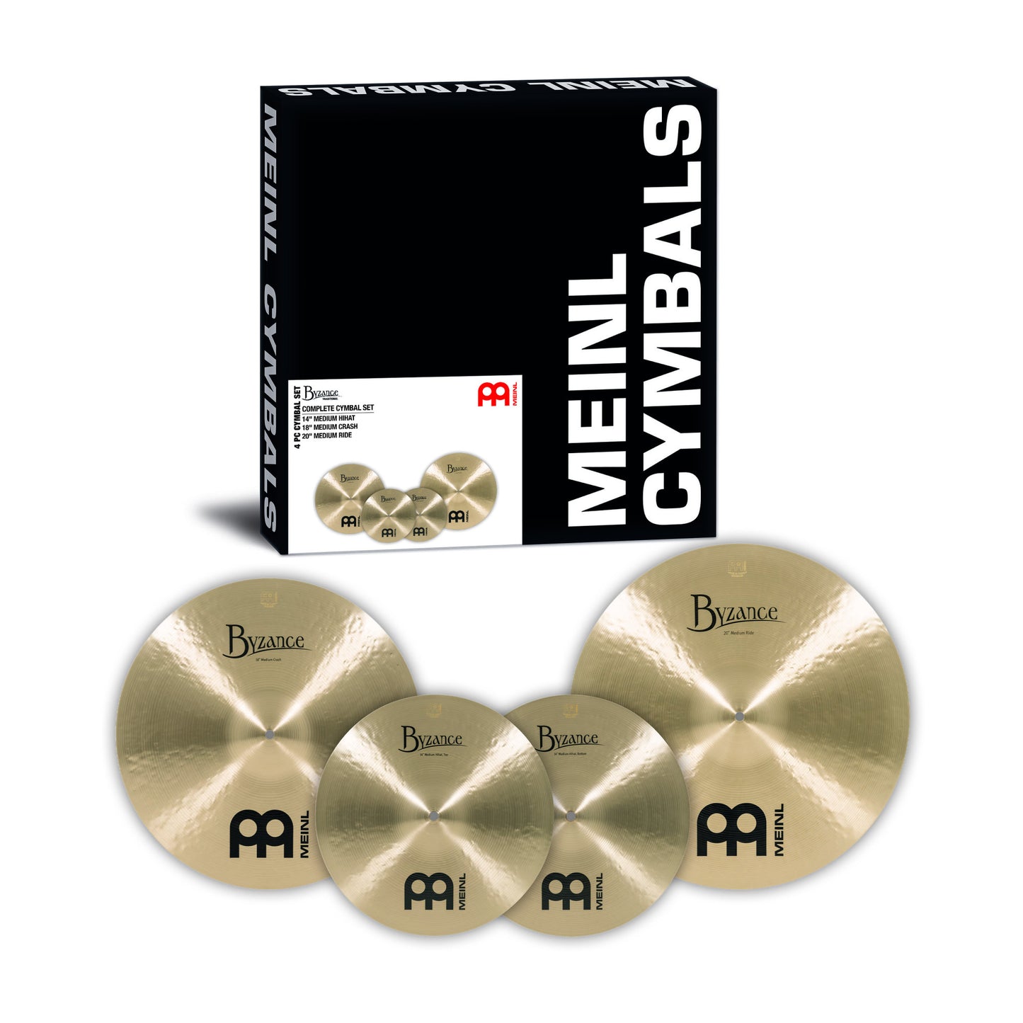 MEINL Cymbals Byzance Traditional Complete Cymbal Set