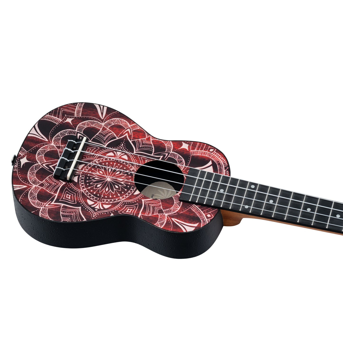 KEIKI K2 Serie Superscale Sopran Ukulele Set - Agathis / Red Kaleidoscope