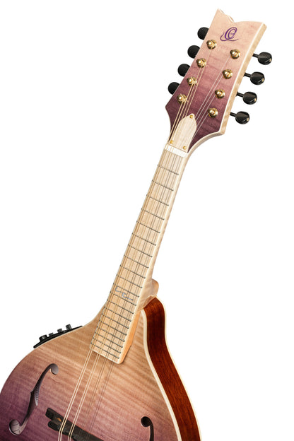 ORTEGA Americana Series A-Style Mandoline + Croco Leder Koffer