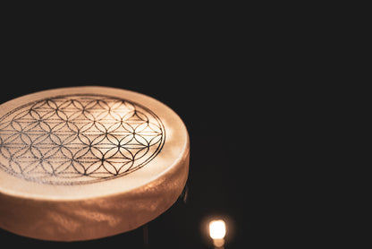 Meinl Sonic Energy Native American-Style Hoop Drum 15" - Flower of Life