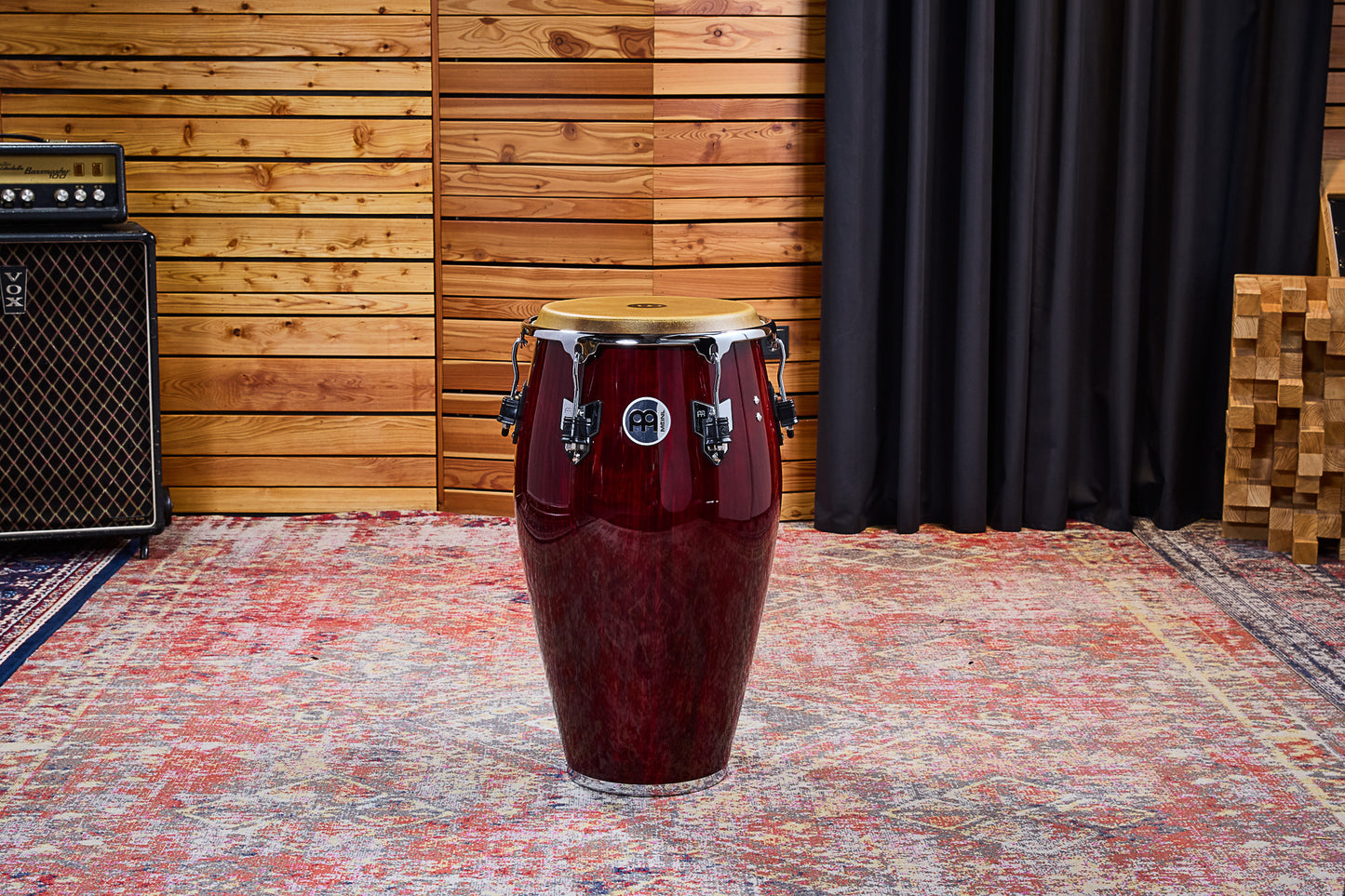 MEINL Percussion Marathon Exclusive Series Tumba 12 1/2" - Wine Red/Chrome HW