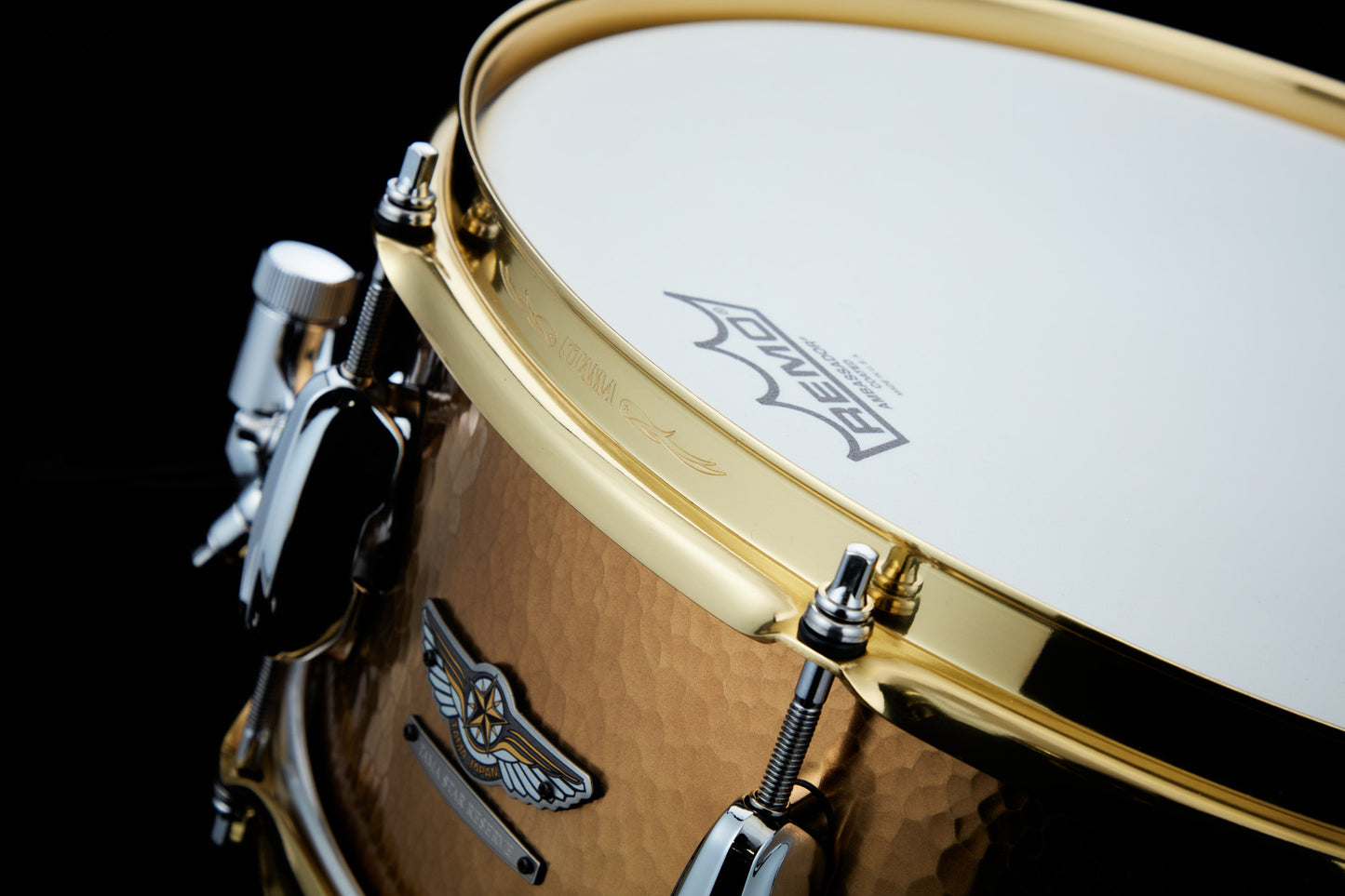 TAMA STAR Reserve Hand Hammered Brass Snare Drum 14" x 5,5"
