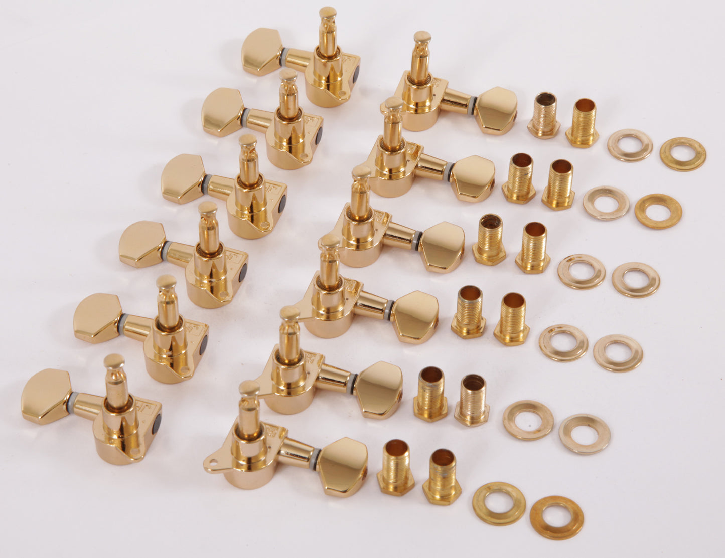 IBANEZ Akustikgitarren Mechanikensatz - 6 x links/6 x rechts gold