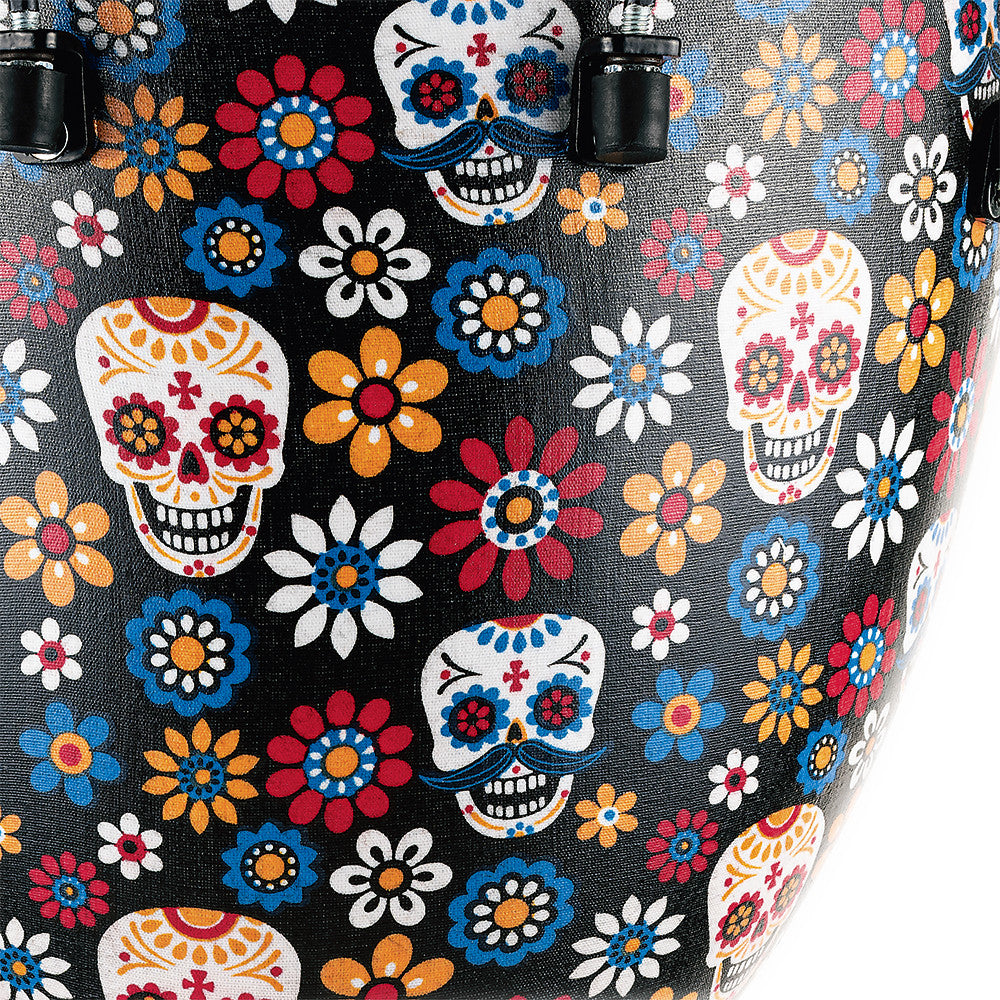MEINL Percussion Alpine Series Djembe, Synthetic Head, Day Of The Dead - 12"
