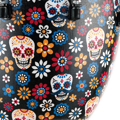 MEINL Percussion Alpine Series Djembe, Synthetic Head, Day Of The Dead - 12"