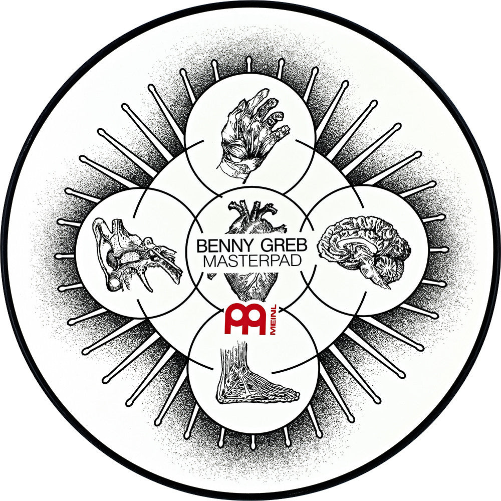 MEINL Cymbals Benny Greb Signature Practice Pad - 12"