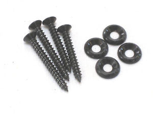 IBANEZ Hals Schrauben Set - schwarz 2 x 35mm + 2 x 40mm + 4 Scheiben