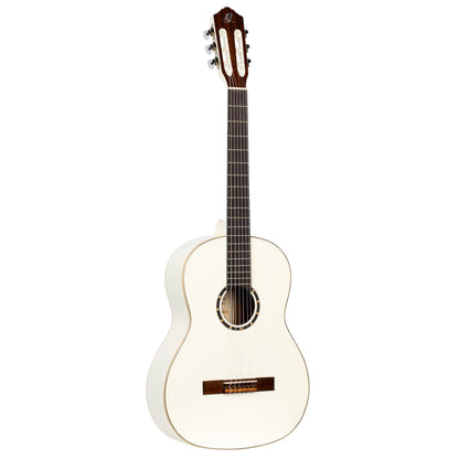 ORTEGA Family Series 4/4 Slim Neck Konzertgitarre 6 String - Weiß + Bag