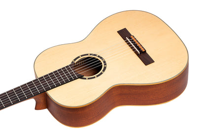 ORTEGA Family Series 7/8 Classical Guitar 6 String Lefty - Mahogany Natural + Gigbag
