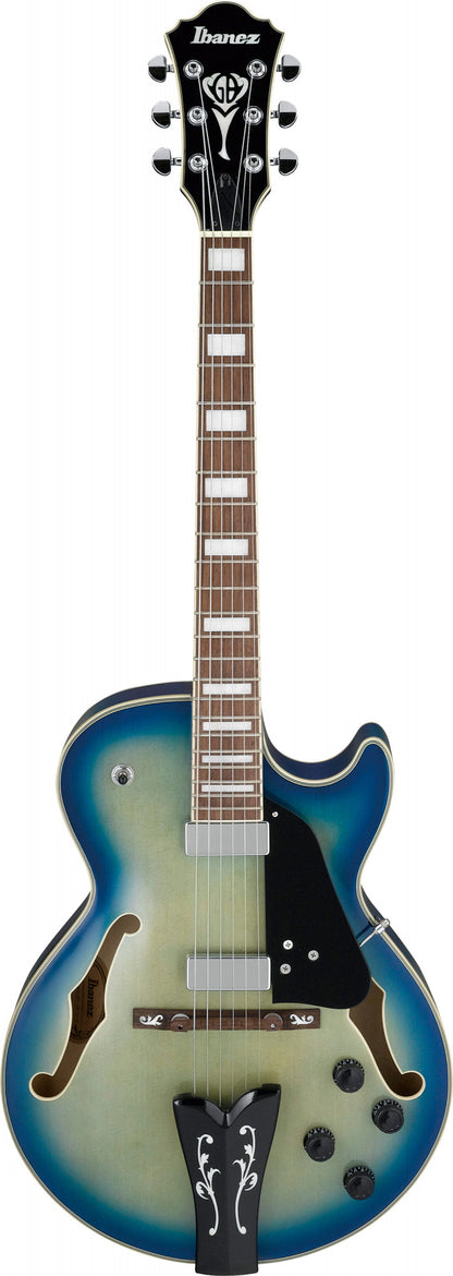 IBANEZ George Benson Signature Hollow Body Guitar 6-String - Jet Blue Burst