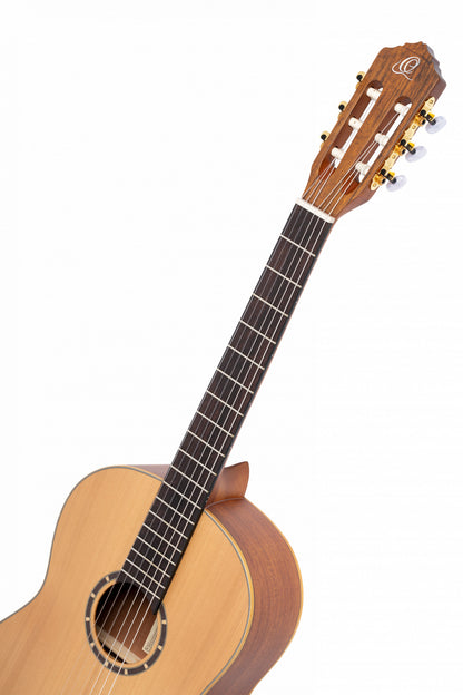 ORTEGA Family Series Pro 4/4 Classical Slim Neck Guitar 6 String Lefty - Cedar / Mahogany Natural + Gigbag