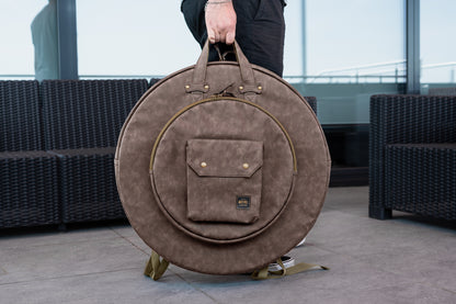 MEINL Cymbals Vintage Hyde Cymbal Bag 22" - Dark Brown